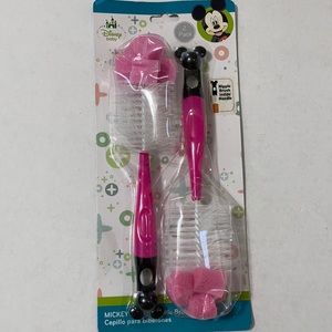 Disney Baby Mickey Mouse Set of2 Bottle Brushes